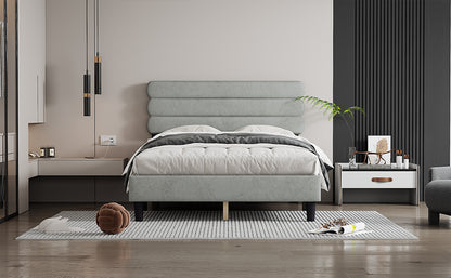 Wee Full Size Bed Frame - Light Gray