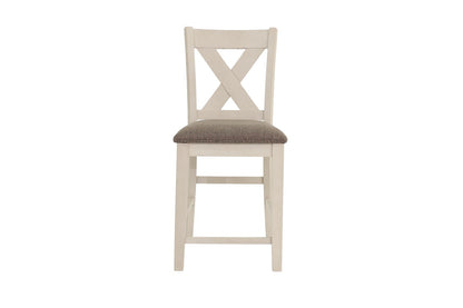 Sandy Counter Height Chairs (Set of 2) - Cream White