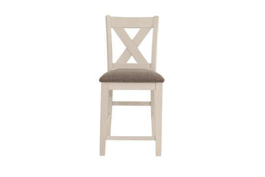 Sandy Counter Height Chairs (Set of 2) - Cream White