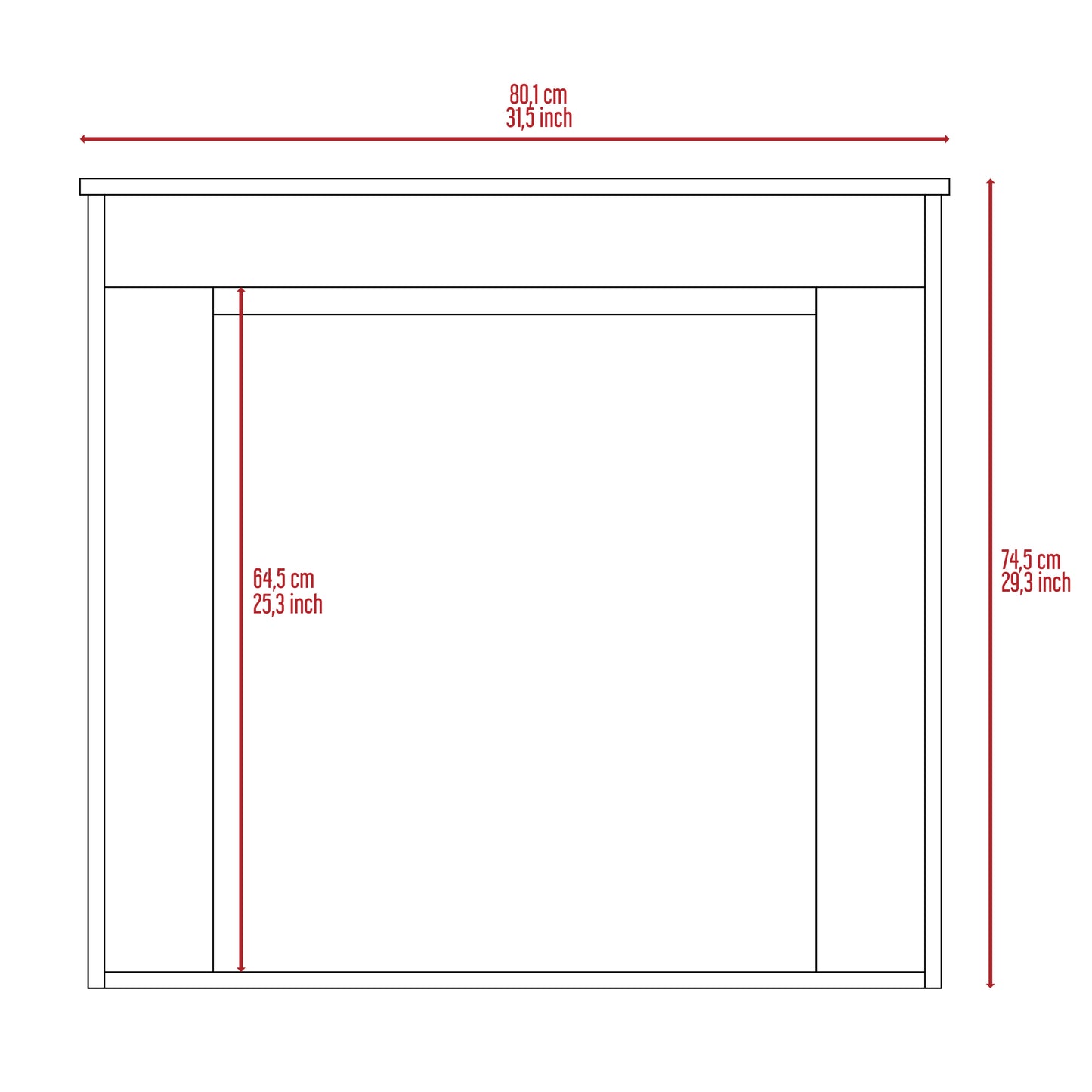 Oasis Writing Desk - Light Gray