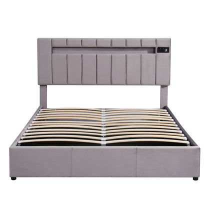Luxury Dream Bed - Queen Size with LED light, Bluetooth Player and USB Charging