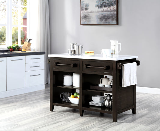 Kitchen Island in Marble Top