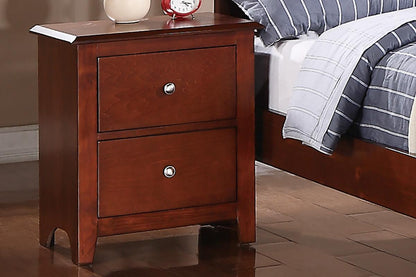 Bella Wooden Nightstand - Cherry