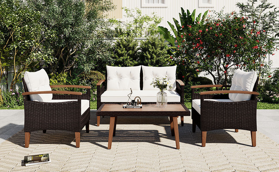 Eco Luxe Outdoor Living Seating Set