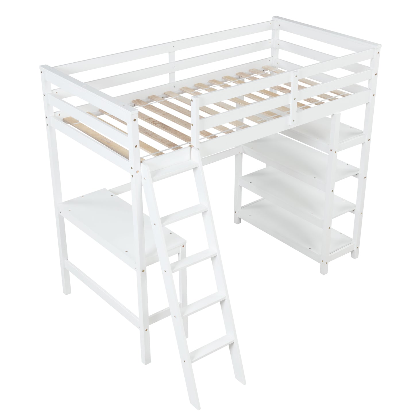 The Cubist Loft Bed - Twin