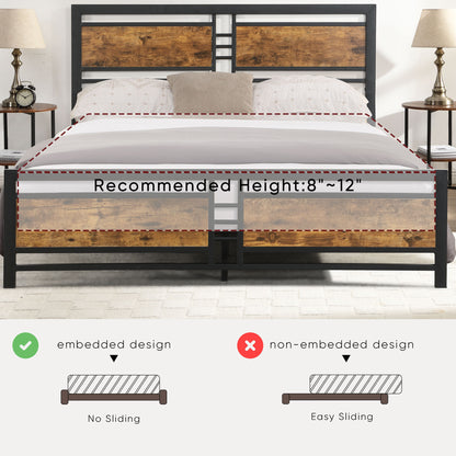 RegalRest Metalwood Platform Bed