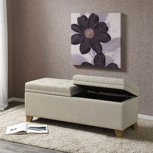 Madison Storage Bench - Natural