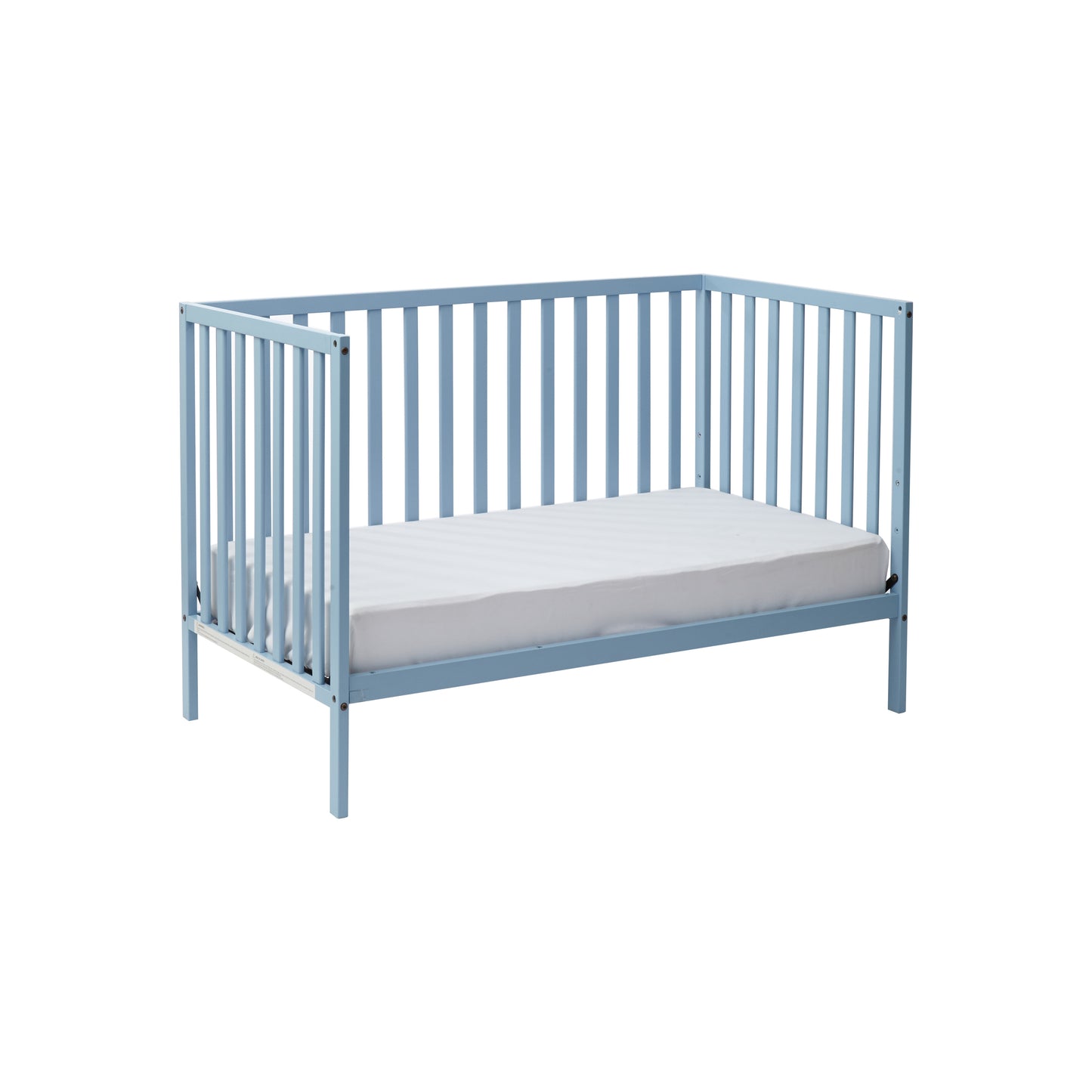 Palmer 3-in-1 Convertible Island Crib - White - Blue