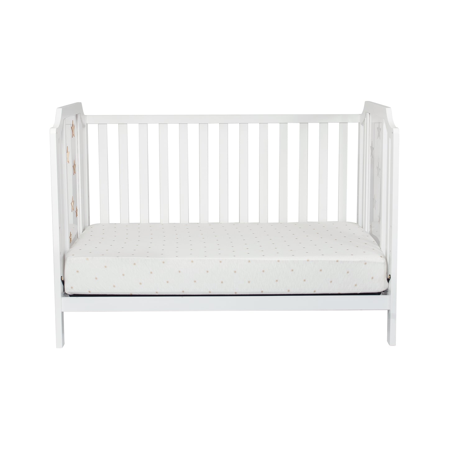 Nautical 3-in-1 Convertible Island Crib - White