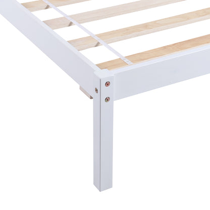 Serenity Rest Twin Wood Platform Bed with Headboard