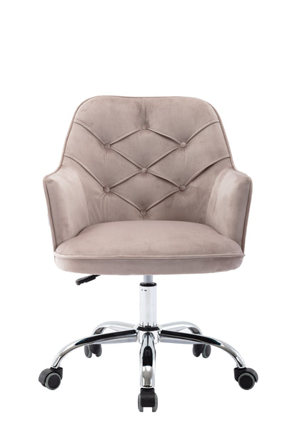 Elegance Flex Velvet Swivel Shell Chair