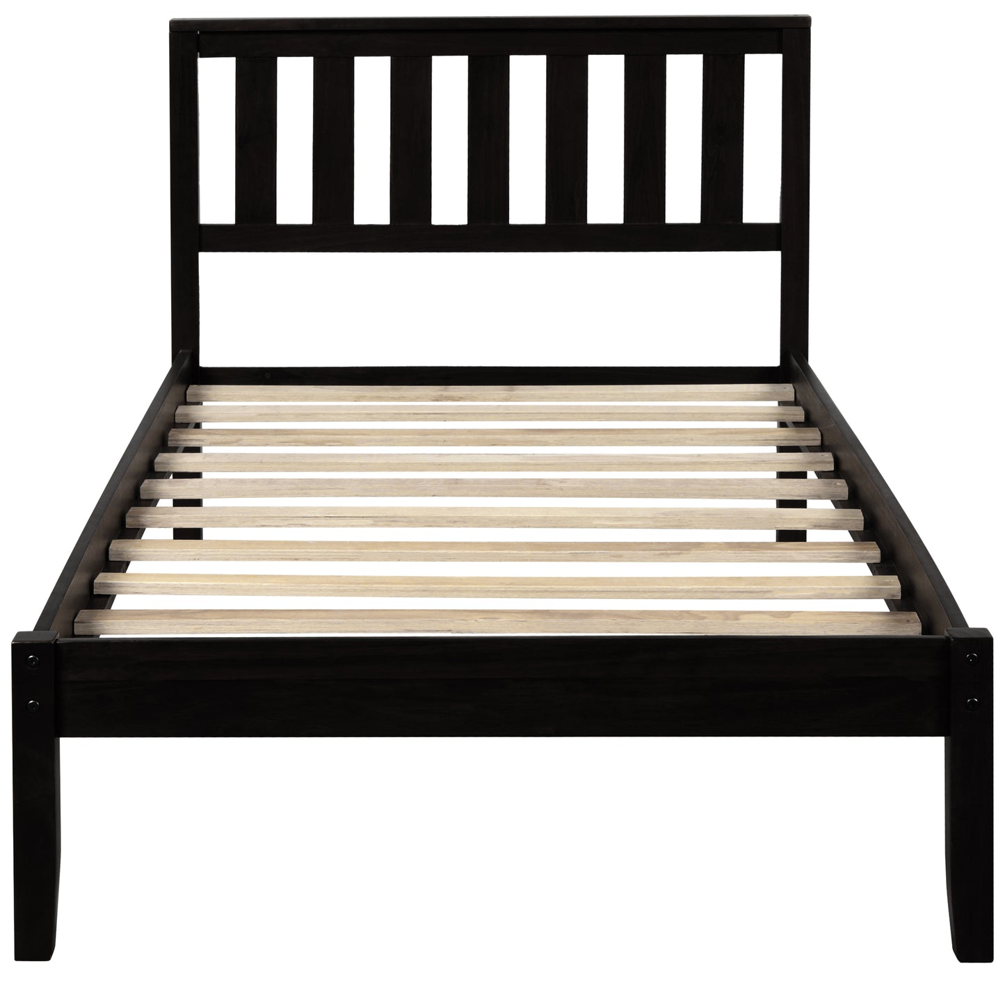 Twin Espresso Bed