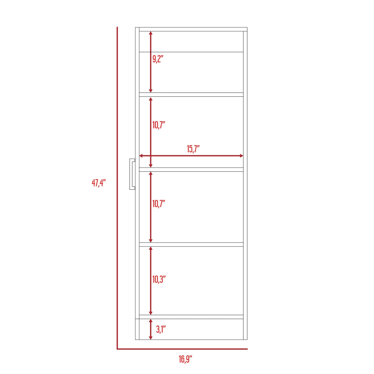 Richmond Pantry Cabinet - White