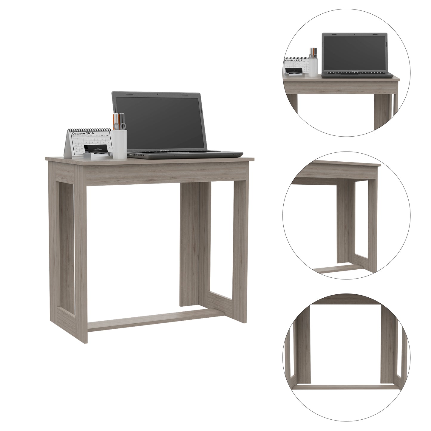 Oasis Writing Desk - Light Gray