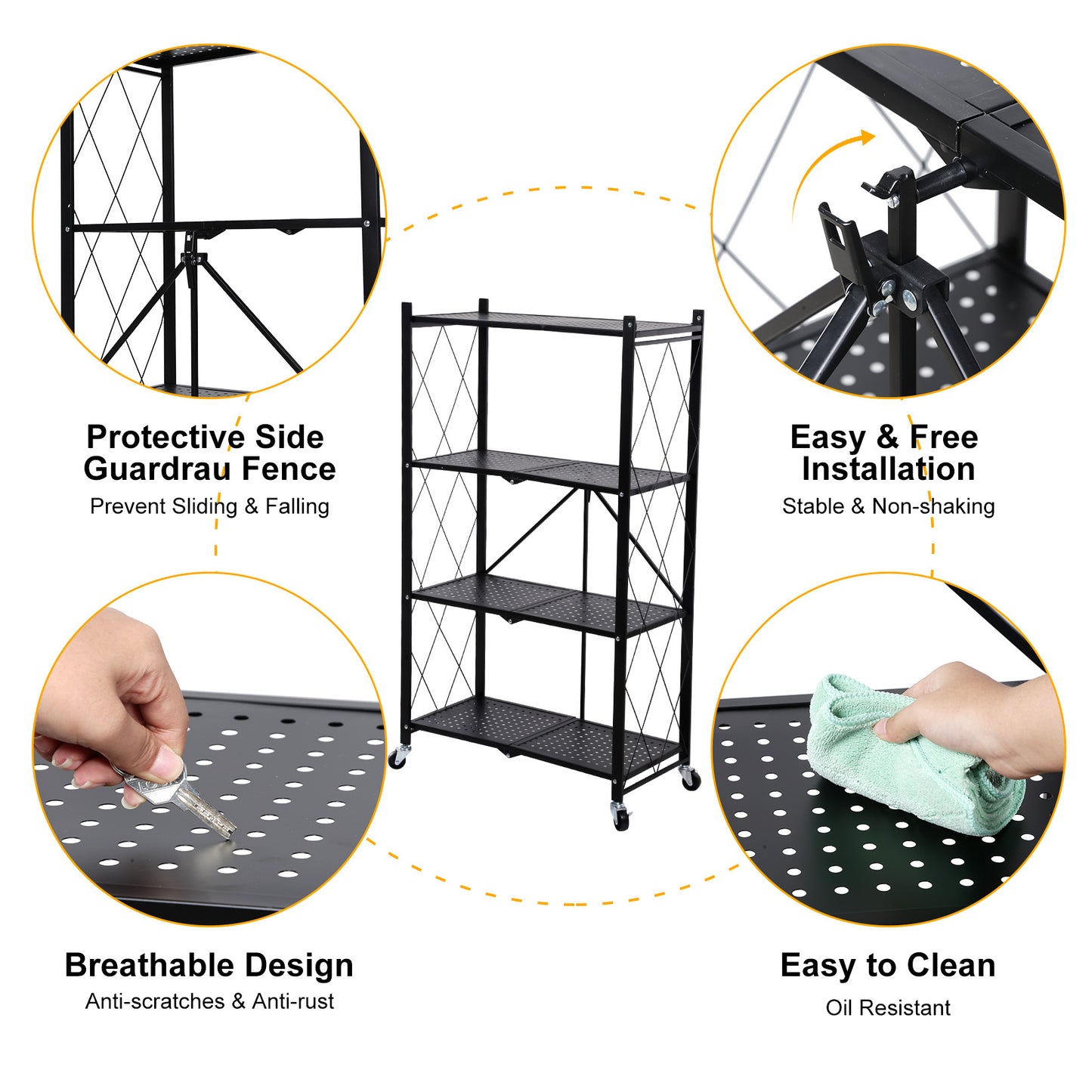 Smart Rack 4-Tier Storage System