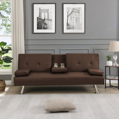 Devo Convertible Sofa Bed  - Brown