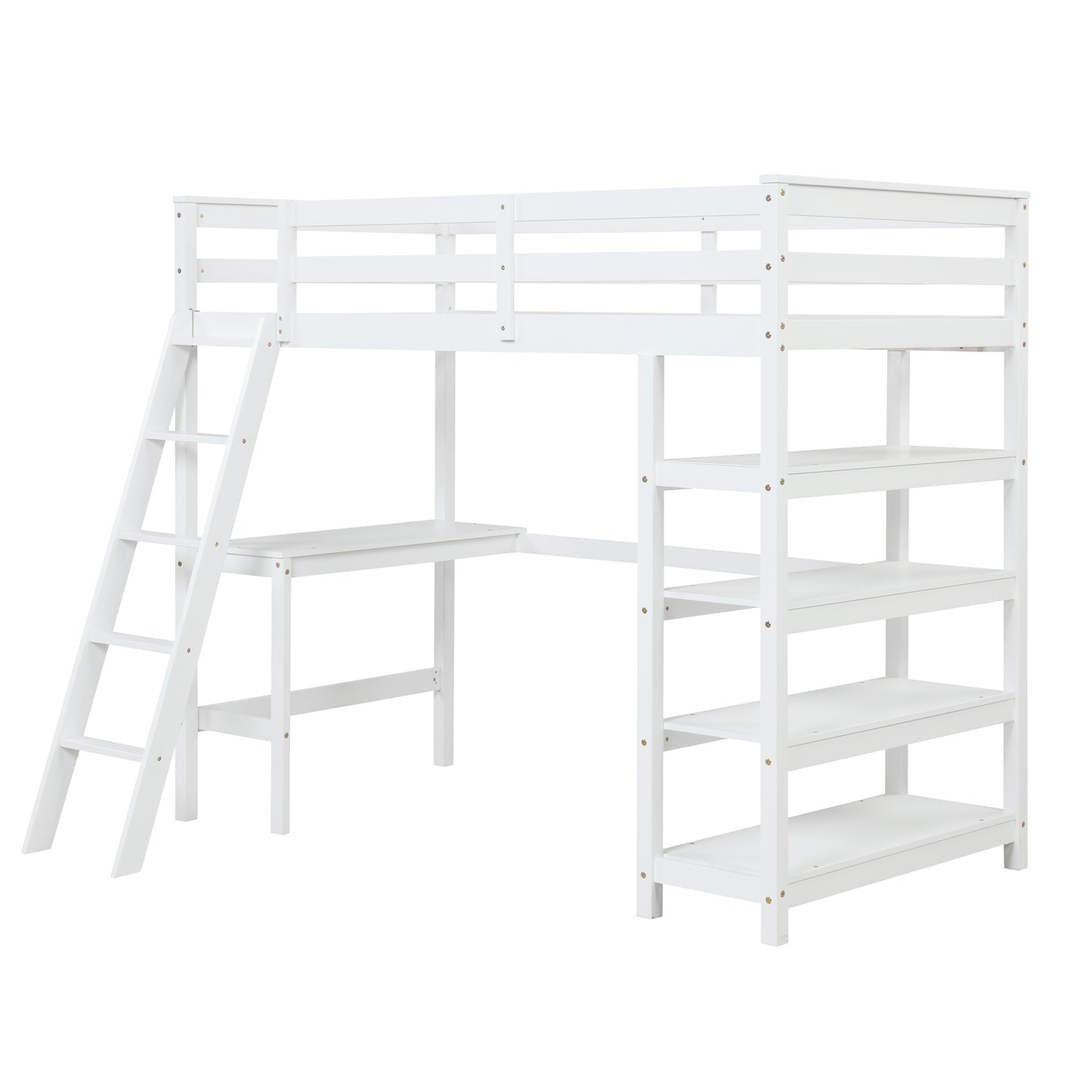 The Cubist Loft Bed - Twin