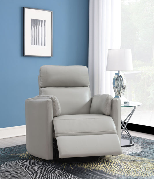 Azalea Glider Recliner - Gray