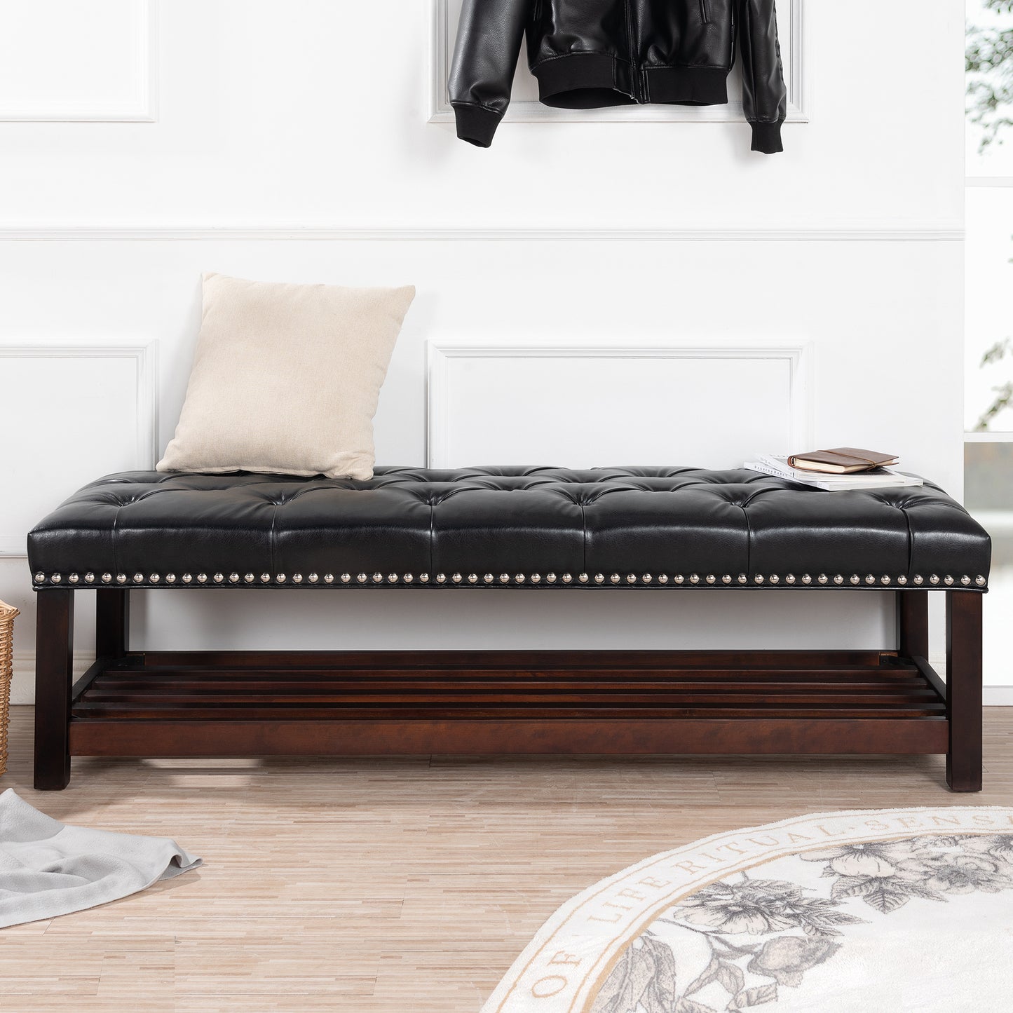 Woodland Retreat Bench - Black