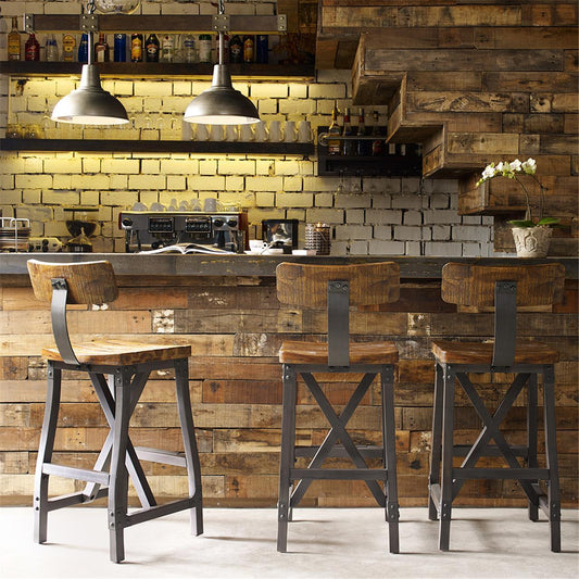 Lancaster Bar Stool -  Back