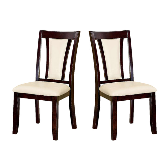 Rufus Leatherette Dining Chairs (Set of 2) - Cherry