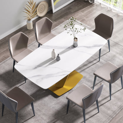 Golden Curve Dining Table