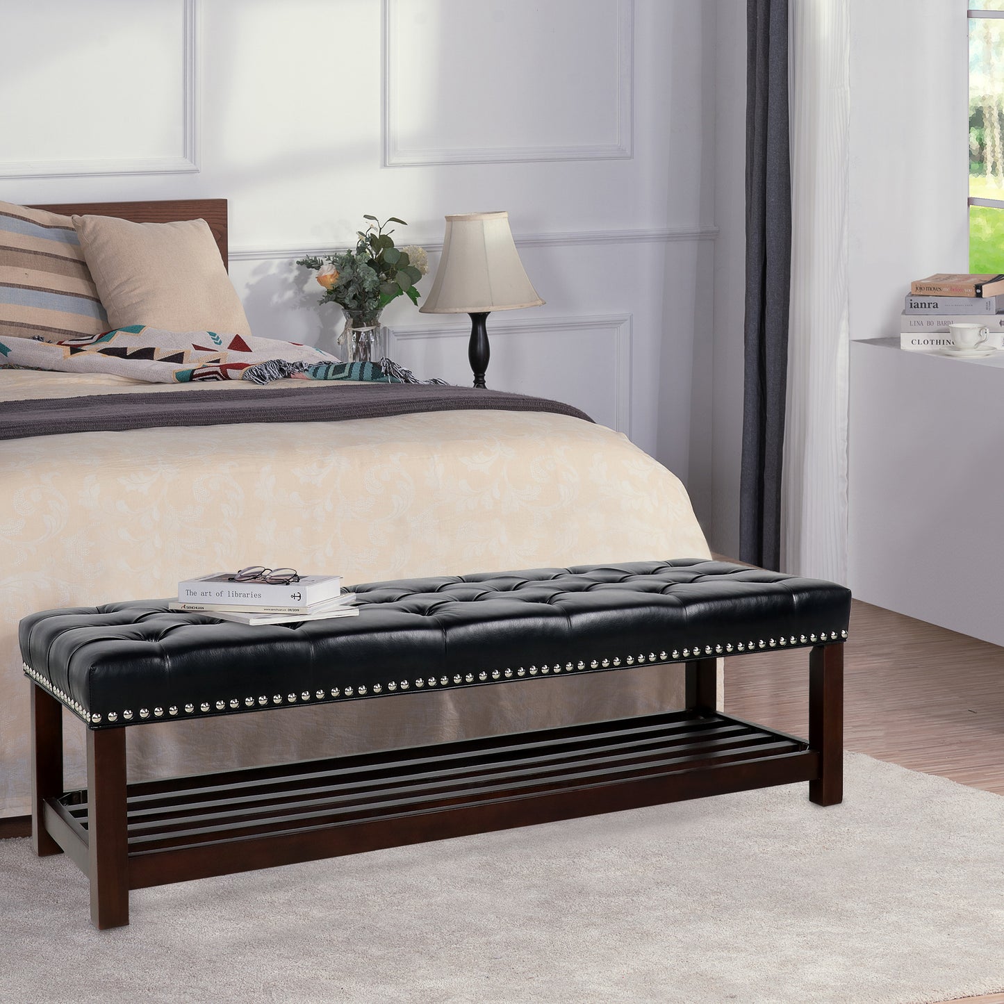 Woodland Retreat Bench - Black