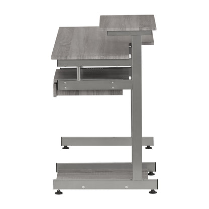 Complete Computer Workstation Desk - Grey