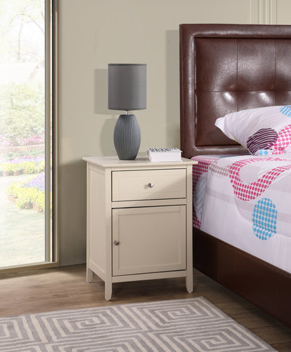 Izzy 1 Drawer 1 Door Nightstand - Beige