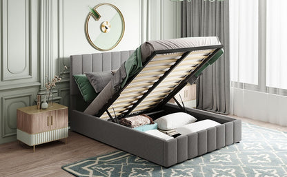 Shell Full Size Storage Bed w Hydraulic System - Gray