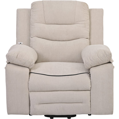 Celestial Power Lift Massage Recline Chair - Beige