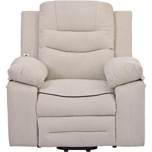 Celestial Power Lift Massage Recline Chair - Beige