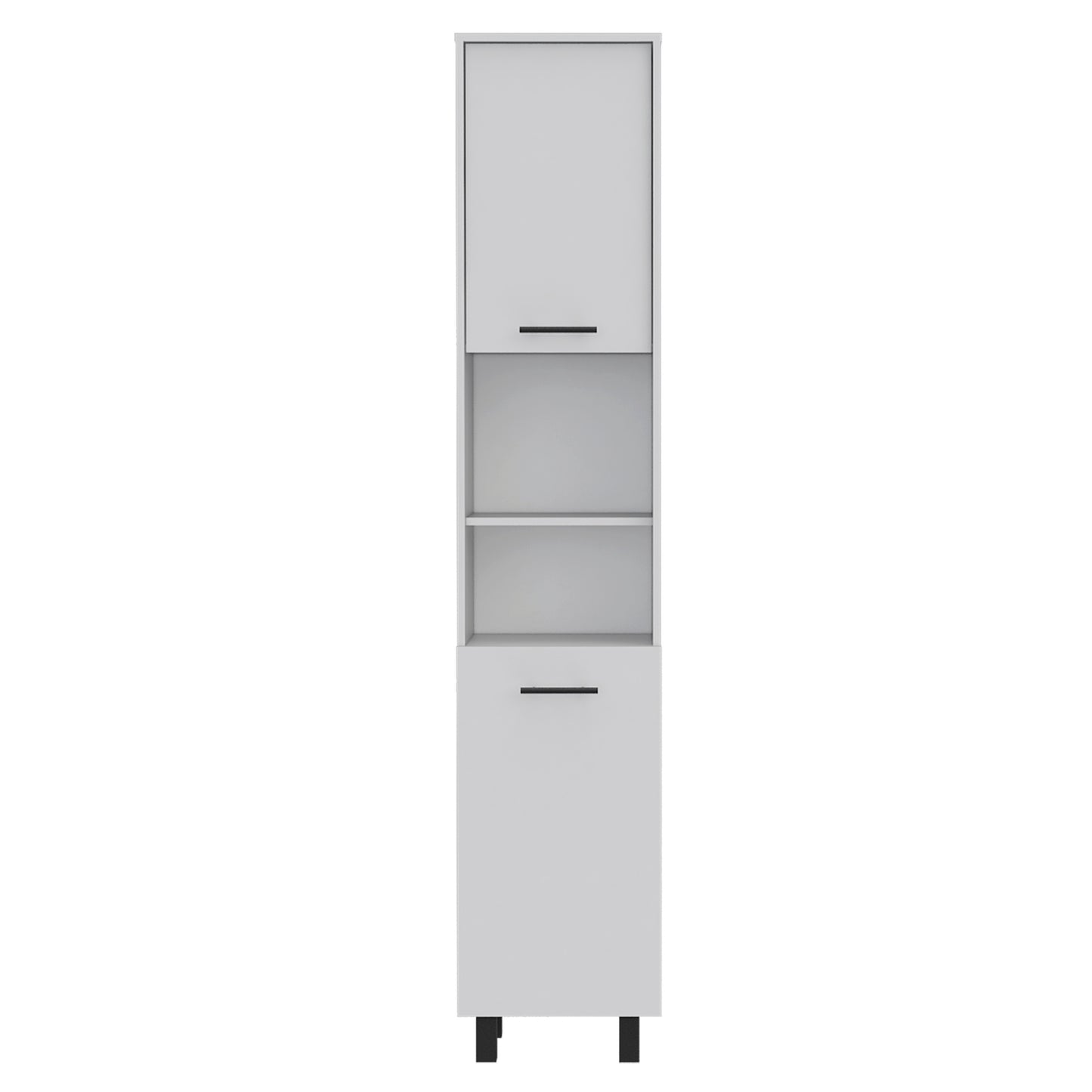 Hobart Pantry Two Cabinets -White