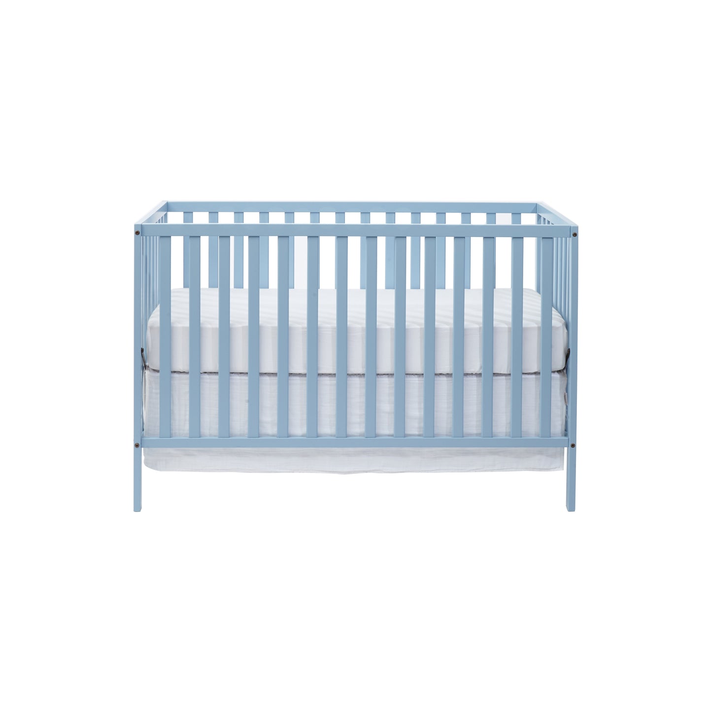 Palmer 3-in-1 Convertible Island Crib - White - Blue