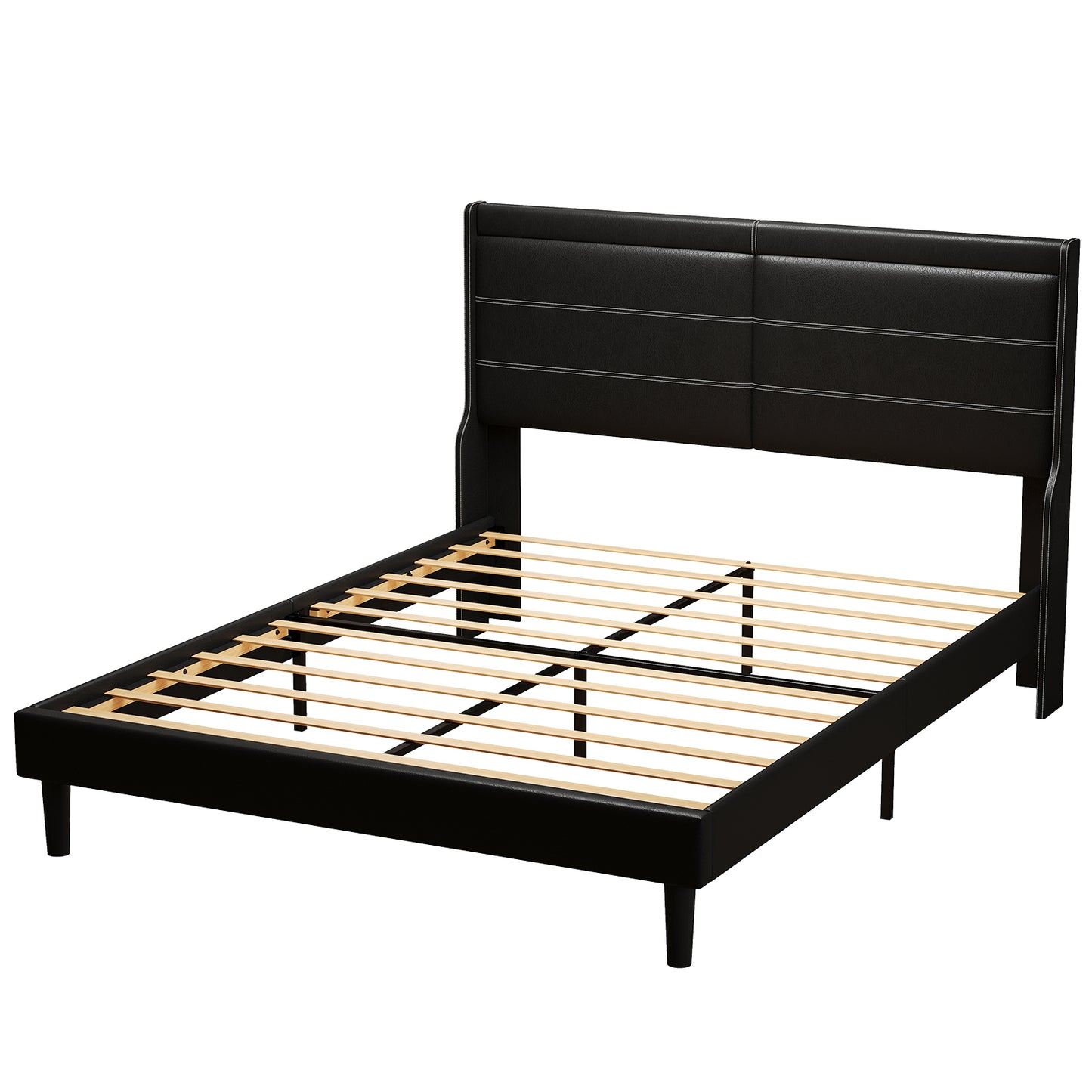 Simo Queen Size Upholstered Bed Frame