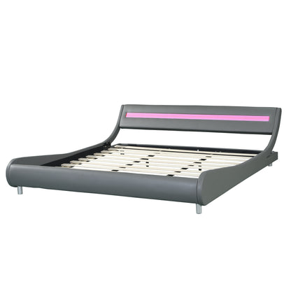 LuxuryGlow King Size Platform Bed