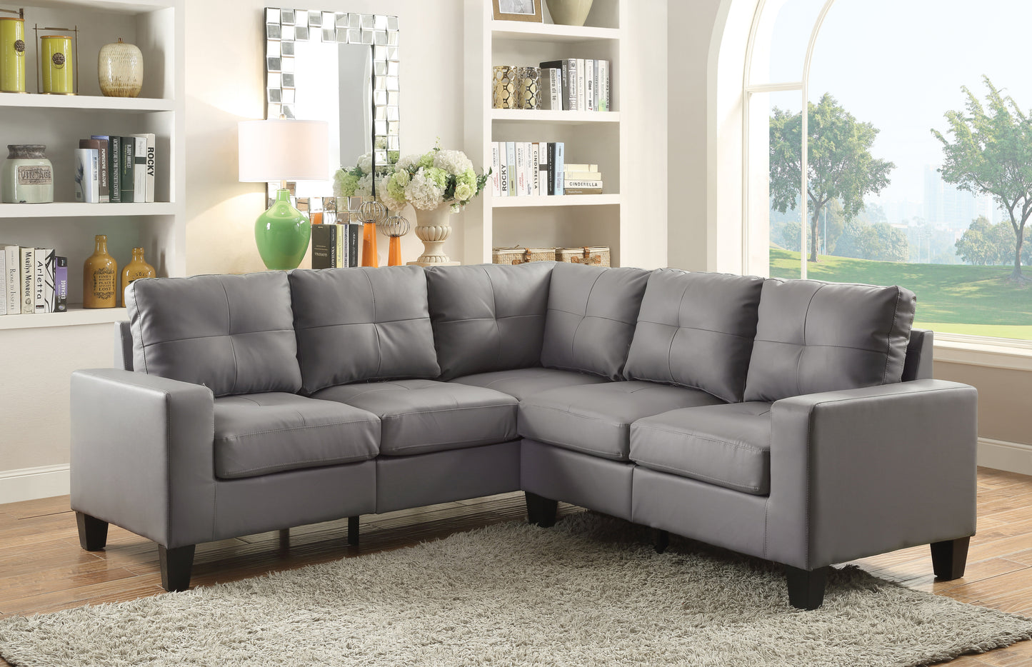 Newbury Sectional Sofa - Gray