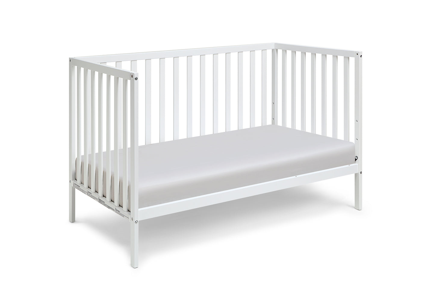 Palmer 3-in-1 Convertible Island Crib - White