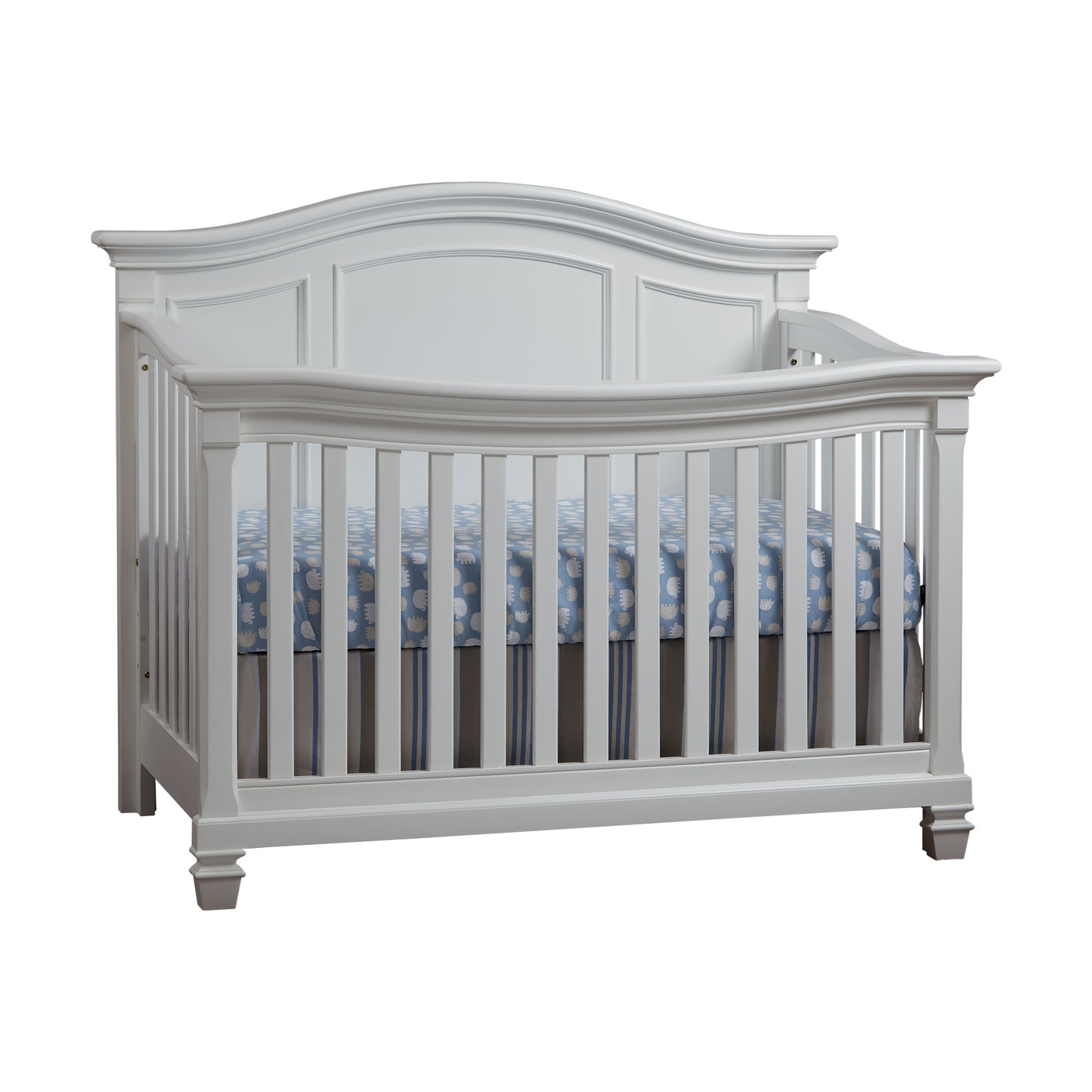 Bless 4-in-1 Convertible Crib - White