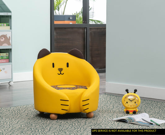 Cat Kids Chair - Yellow