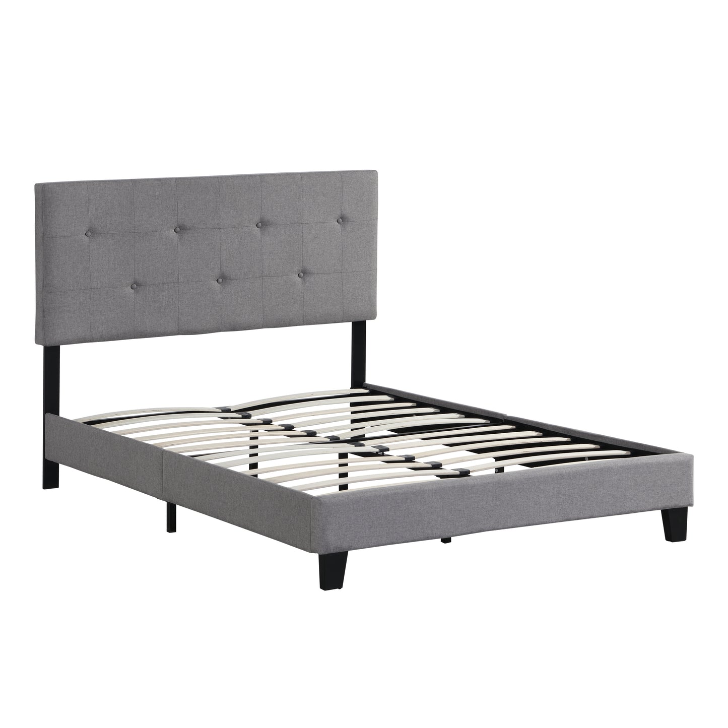 Elegant Upholstered Platform Bed
