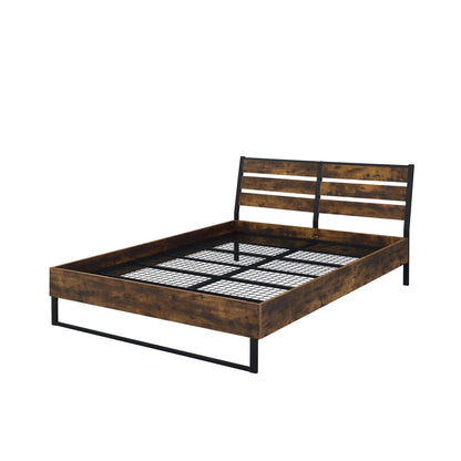 Rustic Oak Bliss Eastern King Bed