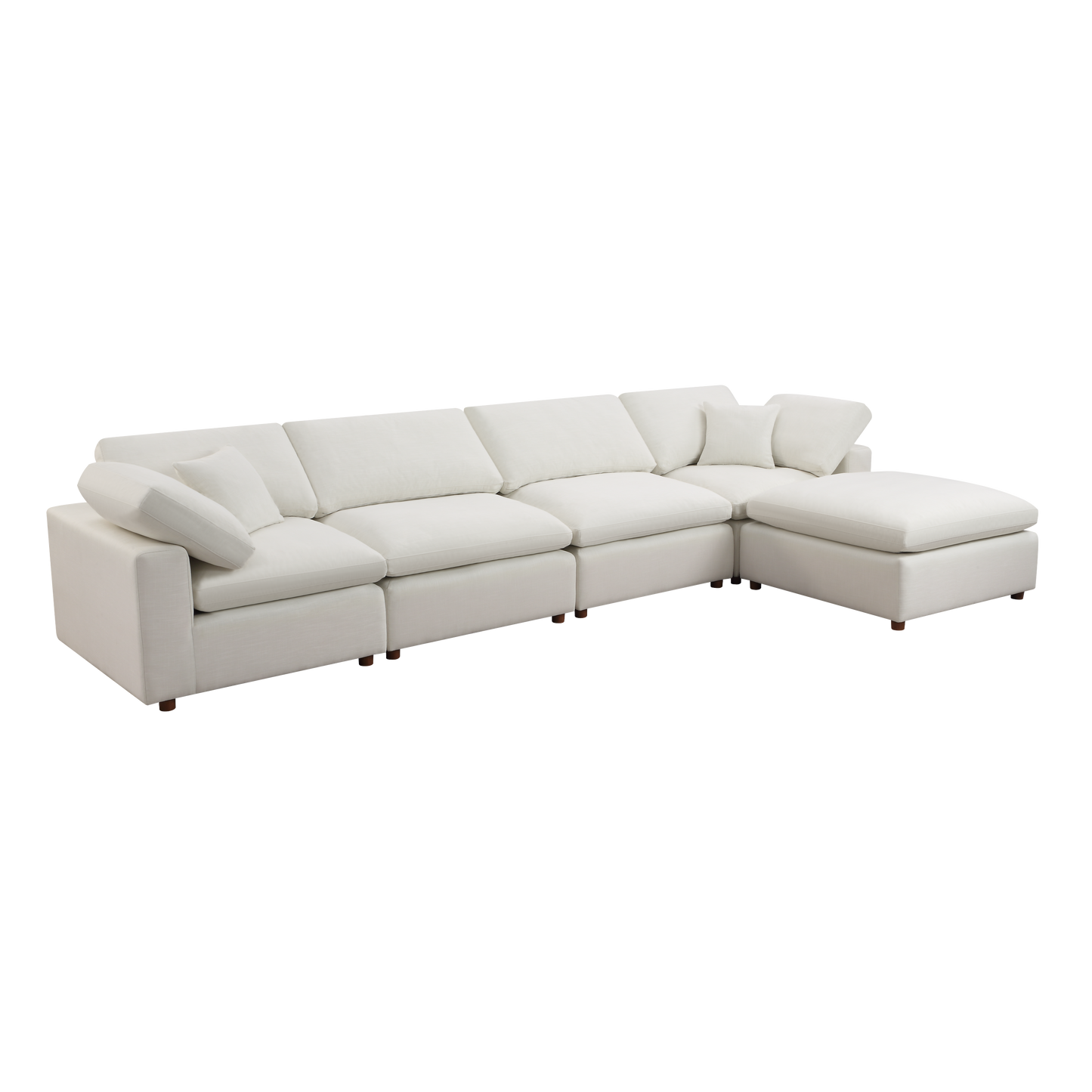 Dallah Modern Modular Sectional Sofa Set 2- White