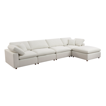 Dallah Modern Modular Sectional Sofa Set 2- White