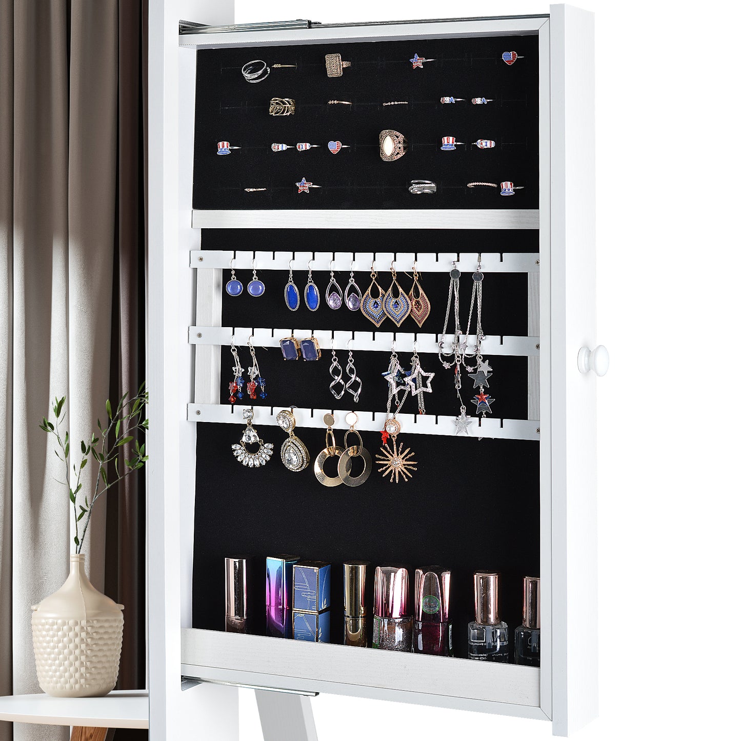 Elegant Reflections Jewelry Cabinet