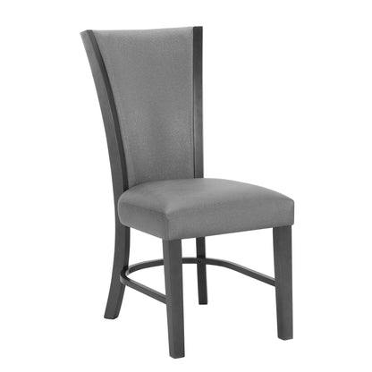 Oliver Fabric Dining Chair Set of 2 - Gray