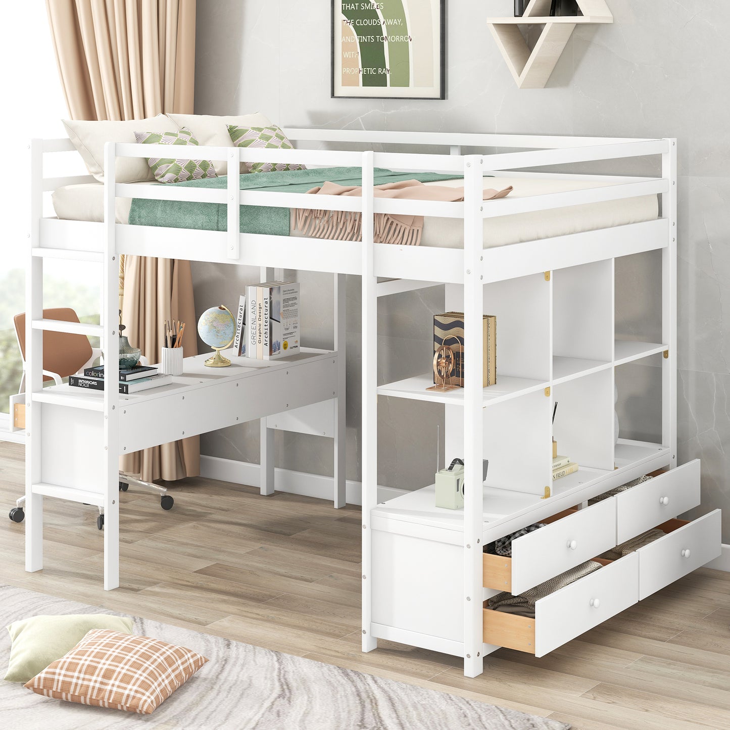 Sky Rise Loft Bed -Full