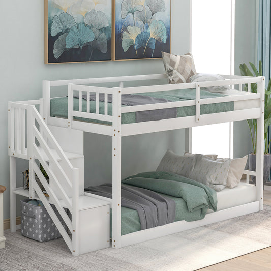 Cloud Haven Twin Loft Bed - White