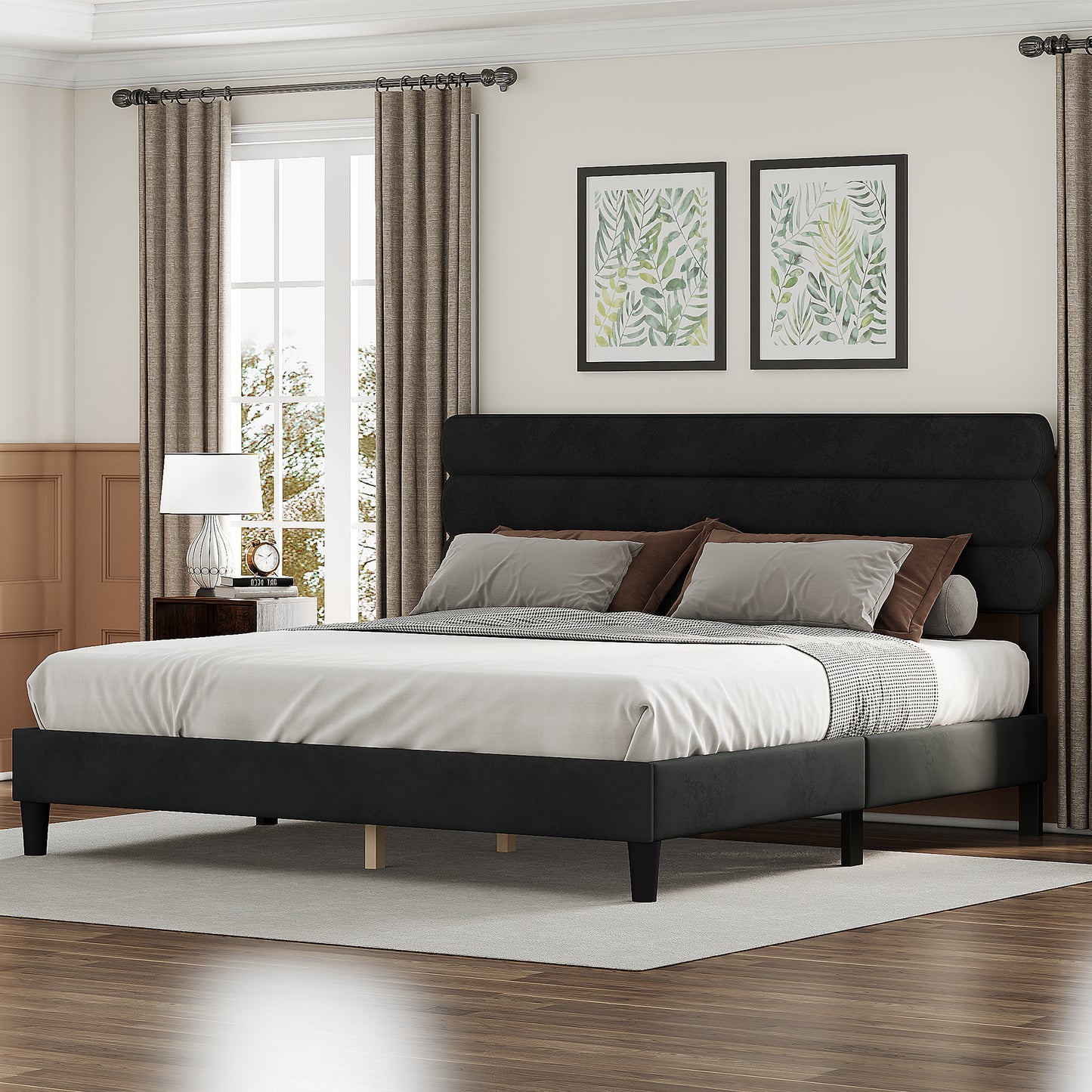 Wee King Size Bed Frame - Dark Gray