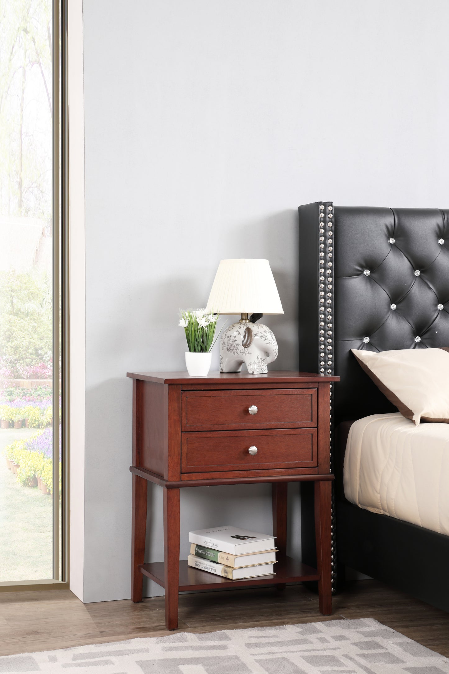 Newton Nightstand - Cherry